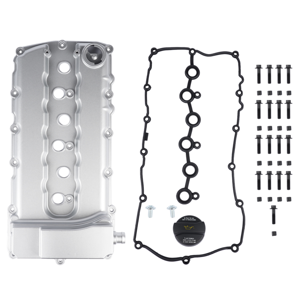 气门室盖 Valve Cover w/ Gasket For VW CC Passat Touareg Audi Q7 Porsche V6 03H103429C-5