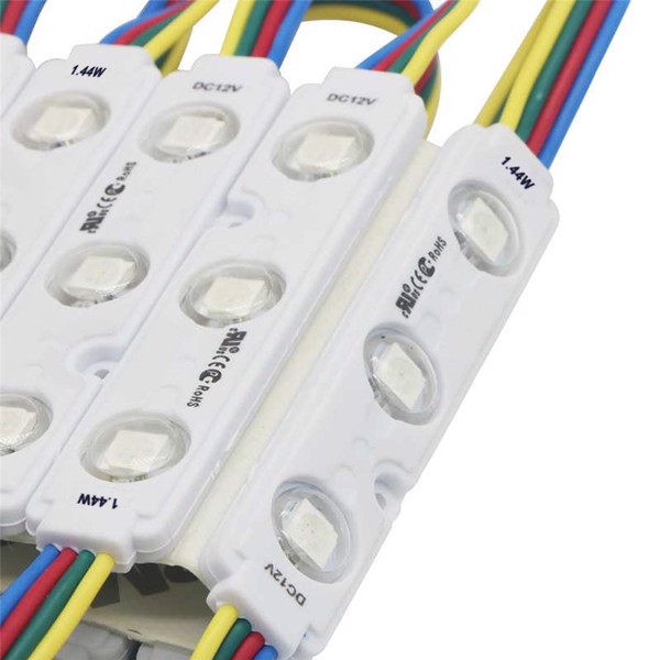 DC12V 透镜模组3灯 5050 RGB(20个3LED的单个模块为一条）+遥控器一套-10