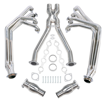 Exhaust Header for Corvette 97-04 5.7 V8 Long Tube 1-7/8\\"MT001001（禁售temu&亚马逊）(不支持无理由退货)