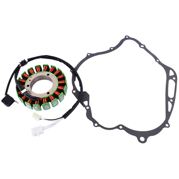 定子线圈 Stator And Gasket Fits for Yamaha V-STAR 1100 XVS1100 CLASSIC 2000-2009 JM3831ST176CK 5KS-81410-00-00-7