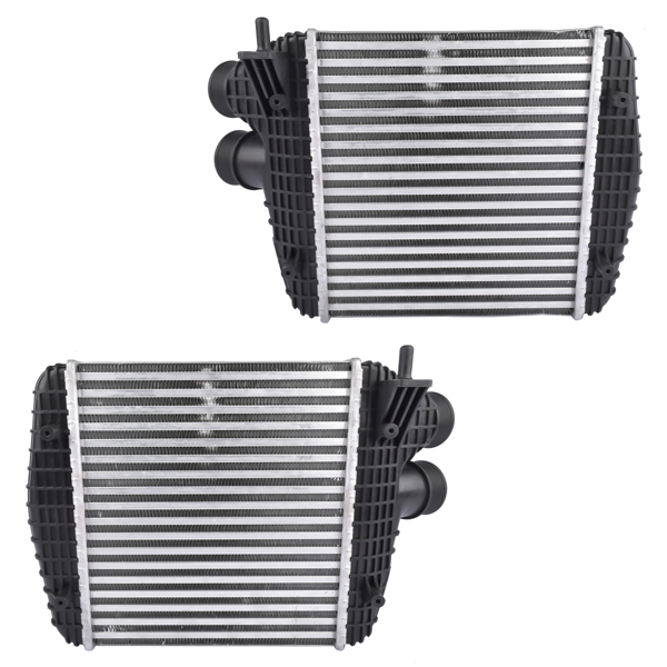 中冷器 Left Right Intercoolers Radiator For Maserati Quattroporte Ghibli Levante 2Pcs-5