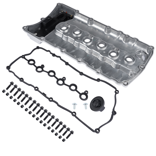 气门室盖 Valve Cover w/ Gasket For VW CC Passat Touareg Audi Q7 Porsche V6 03H103429C-3