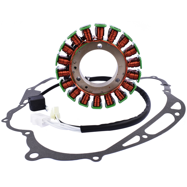 定子线圈 Stator And Gasket Fits for Yamaha V-STAR 1100 XVS1100 CLASSIC 2000-2009 JM3831ST176CK 5KS-81410-00-00-1