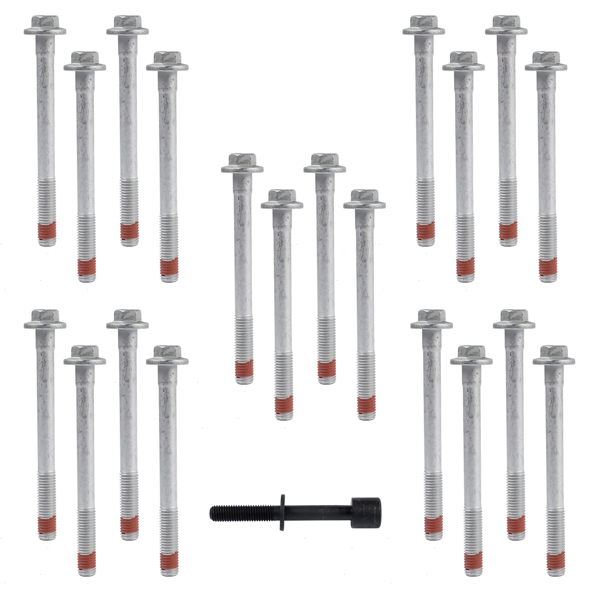  缸盖螺栓 Head Bolt Set for Cadillac Escalade Chevy Silverado GMC Sierra 1500 6.2L 2014-2015-7