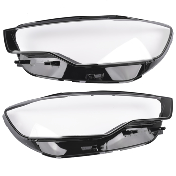 大灯罩 For Audi C7 A6L A61 13-15 Pair Front Clear Headlight Lens Cover Lampshade Lense