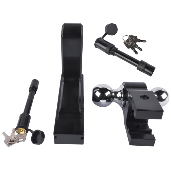 拖车挂接装置 Adjustable Trailer Hitch, Fits 2" Receiver, 6-Inch Drop/Rise Aluminum Drop Hitch-7