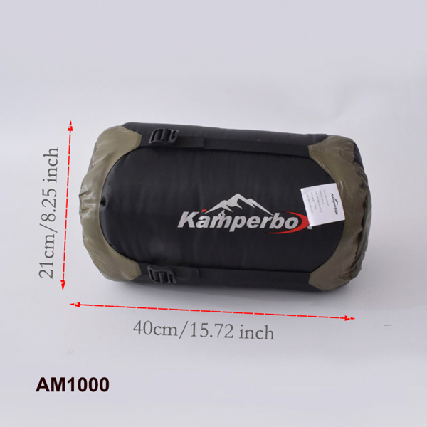 Kamperbox 户外露营羽绒睡袋 冬季保暖睡袋 露营防水睡袋-7