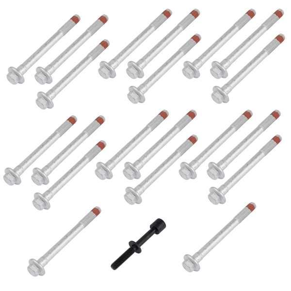  缸盖螺栓 Head Bolt Set for Cadillac Escalade Chevy Silverado GMC Sierra 1500 6.2L 2014-2015-5