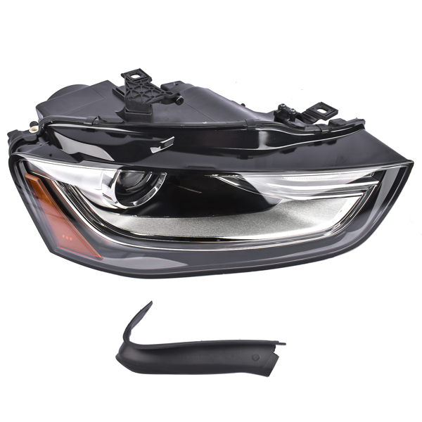 大灯 HID/Xenon Non-AFS Headlight Headlamp Passenger Side for Audi A4 Quattro 13-16 8K0941044E AU2503181-4