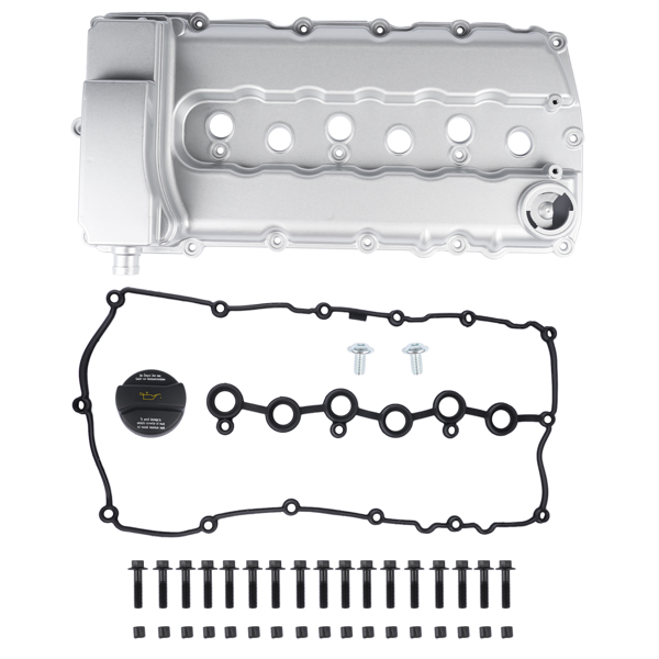 气门室盖 Valve Cover w/ Gasket For VW CC Passat Touareg Audi Q7 Porsche V6 03H103429C-2