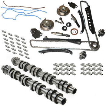 凸轮轴套装 Camshaft kit + Timing Chain Cam Phasers kit Fit for Ford F150 F250 Lincoln NEW