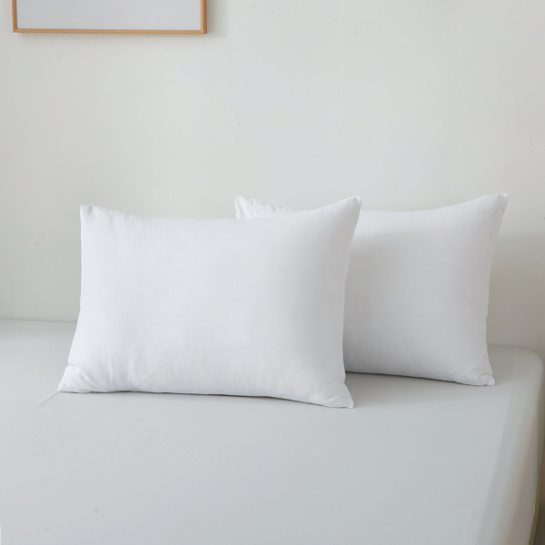 纯色三件套 不含填充物 枕套*2 (51cm*91cm)+被套*1 (264cm*229cm)  King Size 胖被3件套 白色