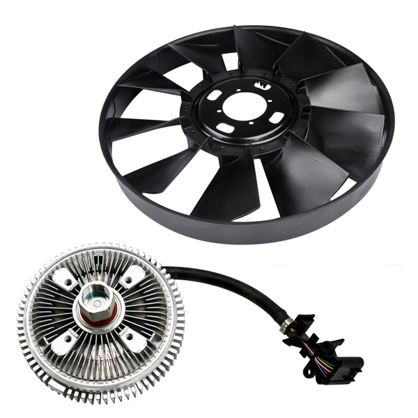 风叶 Fan Clutch & Radiator Cooling Fan for GMC Chevy Olds Chevrolet Trailblazer Envoy-2