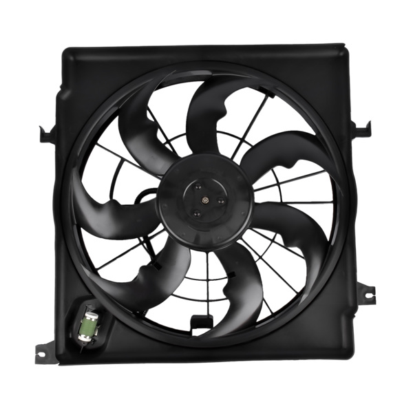 散热器风扇 Radiator Fan Assembly with Shroud for Hyundai Sonata 2014 Kia Optima 2014-2015 2.0L 253803S290-1