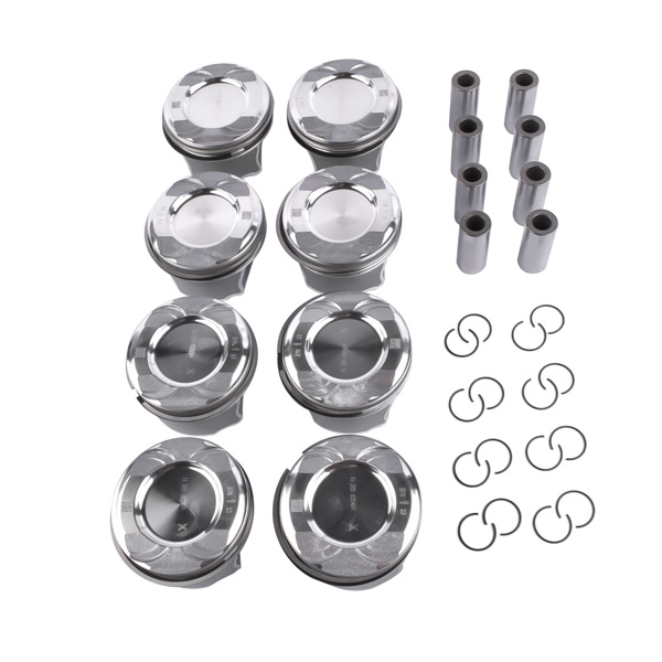 活塞 8Pcs Pistons Rings Set for Mercedes-Benz S550 E550 GL550 CLS550 CL550 ML550 4.6L 4.7L M278 Engine 2780301117 A2780301117-6