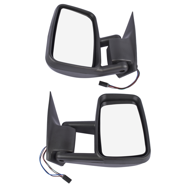 后视镜 2Pcs Power Door Mirrors Left + Right for 2000-2006 Mercedes Dodge Freightliner Sprinter 2500 3500 2.7L 5104441AA, 5104440AA-5