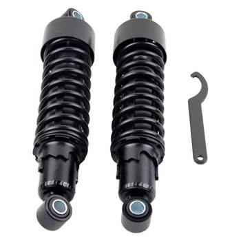 弹簧减震 Rear Shocks Eye to Eye Core 298mm/11.75\\" For Harley-Davidson XL Sportster 1979-2012 FXR 1982-1994 Black