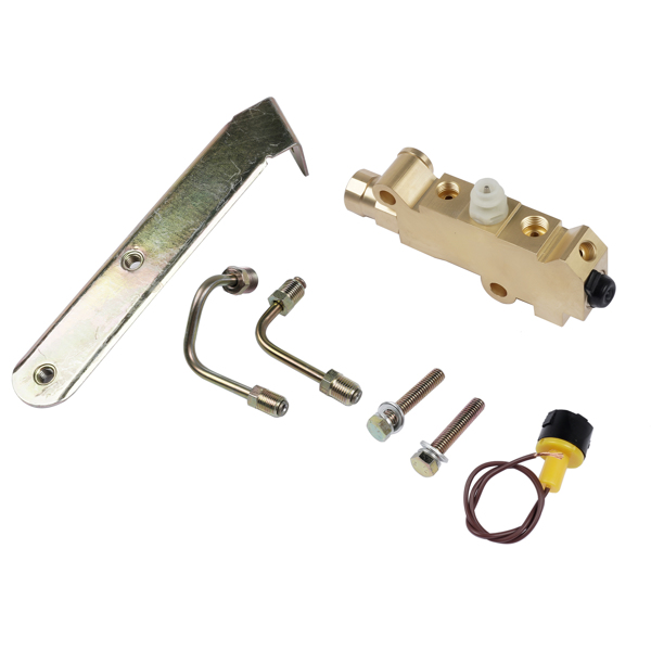 制动比例阀修包 Proportioning Valve 9/16" 1/2" Lines & Bracket Kit For 64-72 Chevy Chevelle Nova-5