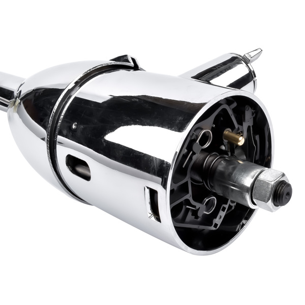 A3- 汽车转向柱 Chrome 28" Stainless Steel Tilt Steering Column with Adapter &Key Automatic-9