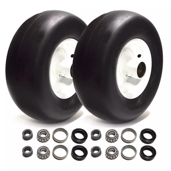 轮胎 2 Pack Front Solid Tire Assembly No Flat 13x5x6 For Exmark Lazer Z AS HP Series-1