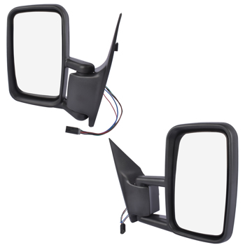 后视镜 2Pcs Power Door Mirrors Left + Right for 2000-2006 Mercedes Dodge Freightliner Sprinter 2500 3500 2.7L 5104441AA, 5104440AA