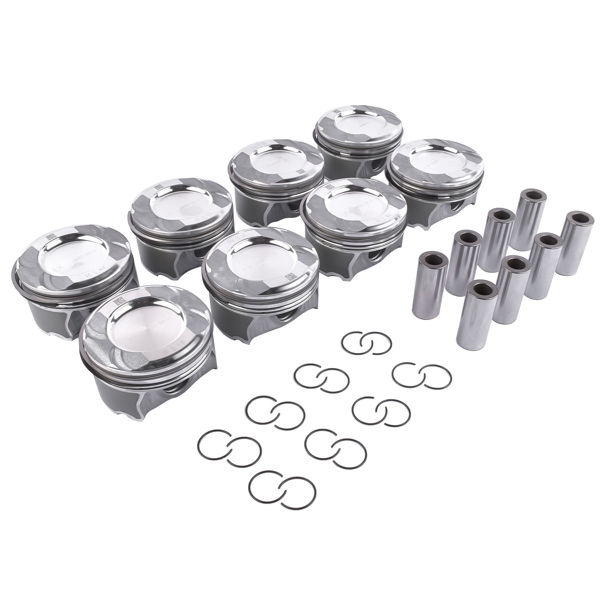 活塞 8Pcs Pistons Rings Set for Mercedes-Benz S550 E550 GL550 CLS550 CL550 ML550 4.6L 4.7L M278 Engine 2780301117 A2780301117-3