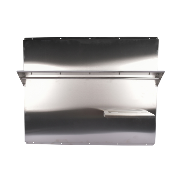 A3- 带搁板的抽油烟机背板 36*29.5" Range Backsplash with Shelf 36 x 29.5 Inch Range Hood Wall Shield for Range Hood Stainless Backsplash with Storage Shelf and Hanging Rack-9