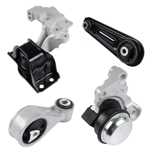 发动机支架 4PCS Engine Mount & Transmission Mount for Nissan Rogue 2.5L L4 FWD 2008-2015 EM-9452 EM-9453 EM-9856 EM-10092-5
