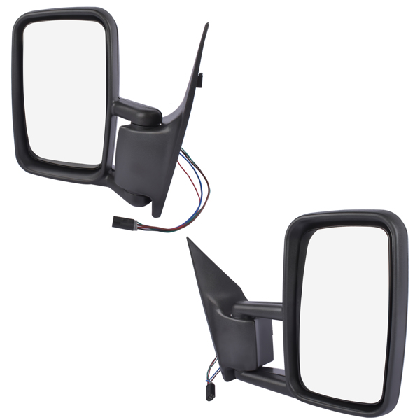 后视镜 2Pcs Power Door Mirrors Left + Right for 2000-2006 Mercedes Dodge Freightliner Sprinter 2500 3500 2.7L 5104441AA, 5104440AA-1