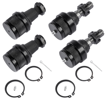 球头套装 4Pcs Upper & Lower Ball Joint Package For 94-99 Ram 2500 3500 99-24 Ford F250 4WD 9920BJPACK