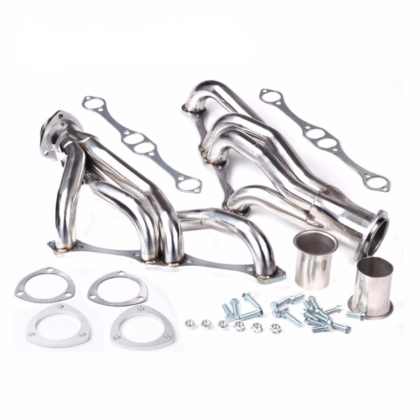 Exhaust Header for Chevy Small Block SB V8 262 265 283 305 327 350 400 MT001038（禁售亚马逊）(不支持无理由退货)-1