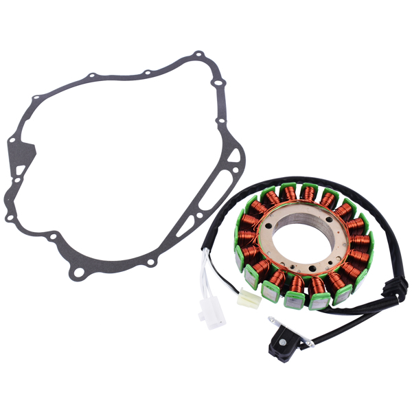 定子线圈 Stator And Gasket Fits for Yamaha V-STAR 1100 XVS1100 CLASSIC 2000-2009 JM3831ST176CK 5KS-81410-00-00-5