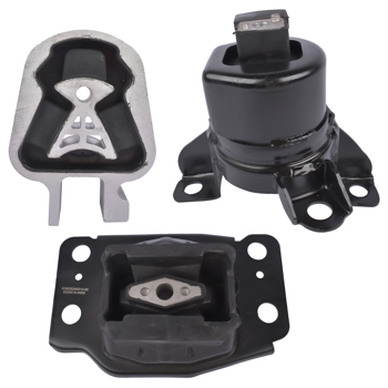 发动机支架 Set of 3 Motor & Trans Mount for 2013-2020 Ford Fusion 2.5L Auto Trans