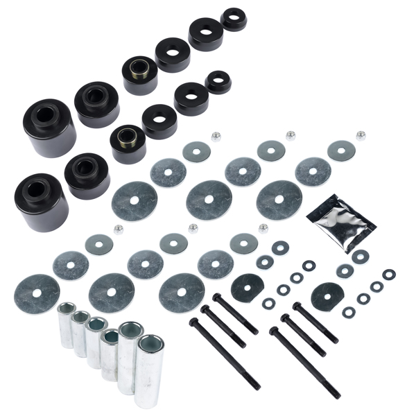 车身驾驶室安装衬套套件 Suspension 4.4123R Polyurethane Body Cab Mount Bushing Kit for 1980-1998 Ford-3