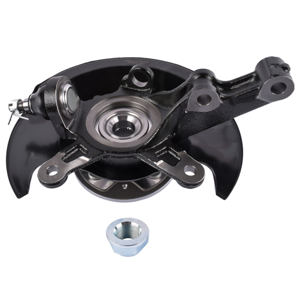 转向节总成 Steering Knuckle & Wheel Bearing Hub Front Right for 2001 2002 Honda Civic 1.7L-3