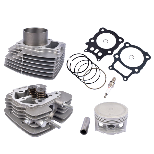 气缸套件 Cylinder Head Piston Gasket Kit 13101-HN5-670 12100-HN5-670 for Honda FourTrax Rancher 350 2X4, 350 ES 2X4, 350 ES, 350 2000-2006 13102-HN5-670 13103-HN5-670 MK1000988-2