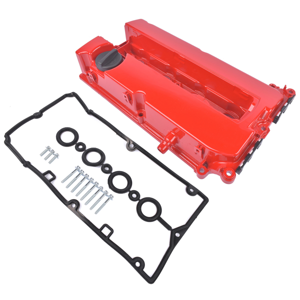 气门室盖 Aluminum Red Valve Cover & Gasket for Pontiac G3 Chevy Cruze Sonic Aveo Aveo5 Saturn Astra 1.6 1.8L 2008-2018 55558673, 55564395-3