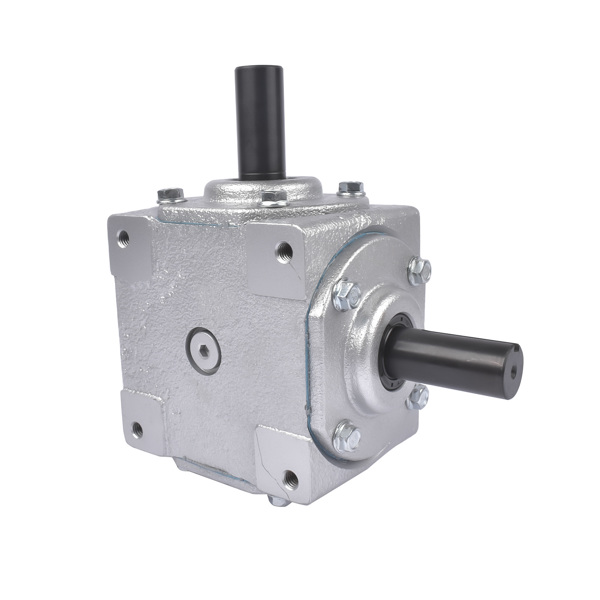 直角齿轮箱 40 HP Right Angle Bevel Gearbox with 2 Keyed Shafts CW/CW 1:1 #19455-SR-KW-KW-GR-8