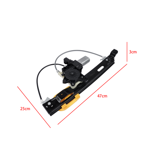 玻璃升降器 Rear Right RH Window Regulator w/ 6 Pins Motor for Jaguar XF XFR XFR-S C2Z26991-9