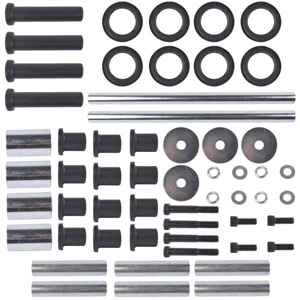 衬套套件 Rear Left+Right A-Arm Bushing Shafts Kit for Polaris Sportsman 500 700 800 03-10-1