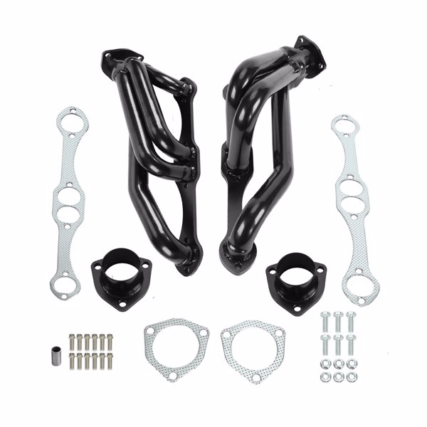 Engine Swap Exhaust Headers for Small Block Chevy Blazer S10 S15 283 302 350 V8 Black MT001052（禁售亚马逊）(不支持无理由退货)-1