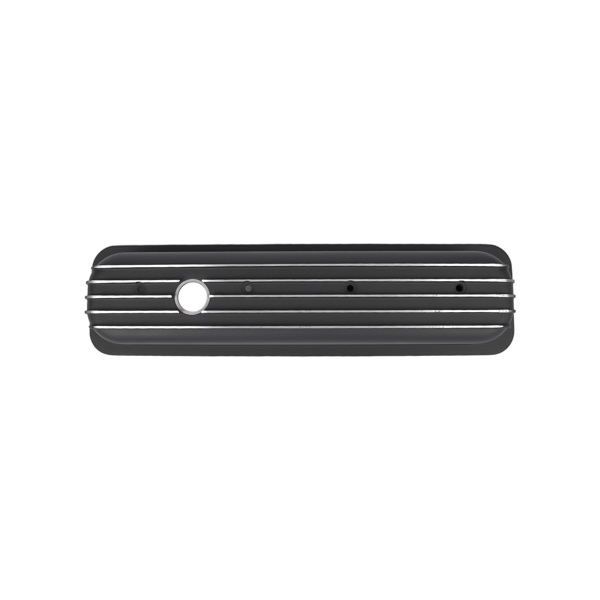 气门室盖 Black Aluminum Short Finned Valve Cover w/ Gasket For SBC 1987-1997 Small Block Chevy 5.0L 5.7L 305 350 Engines-6