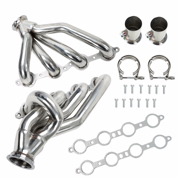 Exhaust Header for LS Swap S10 LS1 LS2 LS3 LS6 Bel Air Camaro Nova MT001053（禁售亚马逊）(不支持无理由退货)-1