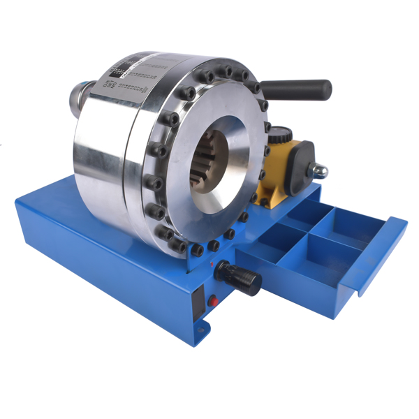 液压管缩机 Hydraulic Hose Crimper Machine Pipe Clamping Machine w/ 9 Sets Dies 5600KN New-7