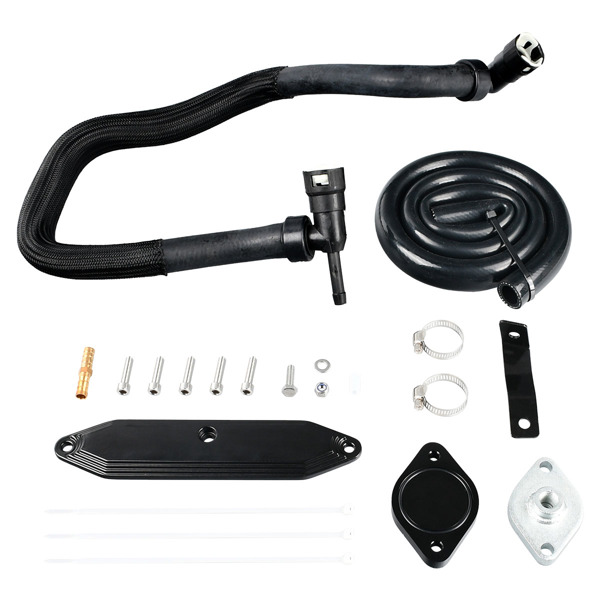 EGR Delete Kit with Radiating pipe 2011-2019 Ford Powerstroke 6.7L F250 F350 F450 F550 MT041002（禁售亚马逊）(不支持无理由退货)-1