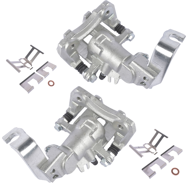 刹车卡钳 Set of 2 Brake Caliper with Bracket Rear for Acura TSX Honda Accord 1998-2008 19B2068 19B2069-4