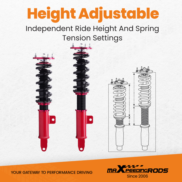 MaXpeedingrods 避震器弹簧套件适用于2011-2022年挑战者充电器RWD-5