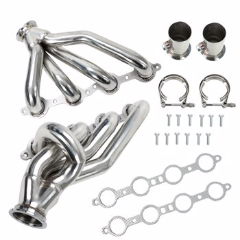 Exhaust Header for LS Swap S10 LS1 LS2 LS3 LS6 Bel Air Camaro Nova MT001053（禁售temu&亚马逊）(不支持无理由退货)