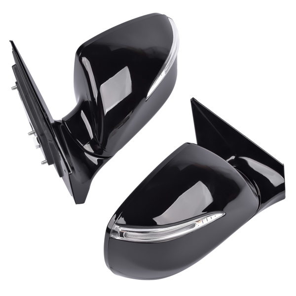 后视镜 Pair Power Heated Signal Mirrors Left + Right for Hyundai Santa Fe Sport 2013-2018 2.0 2.4L 876104Z005, 876204Z005-3