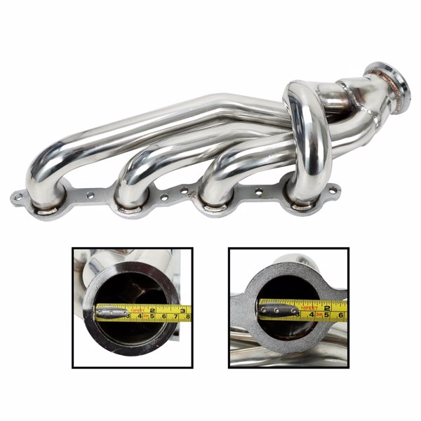 Exhaust Header for LS Swap S10 LS1 LS2 LS3 LS6 Bel Air Camaro Nova MT001053（禁售亚马逊）(不支持无理由退货)-2